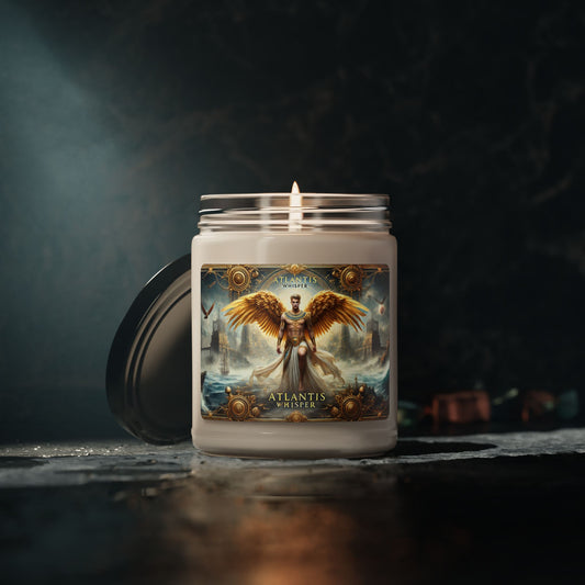 Atlantis Whisper Scented Soy Candle | 9oz Mystical Depth & Intuition