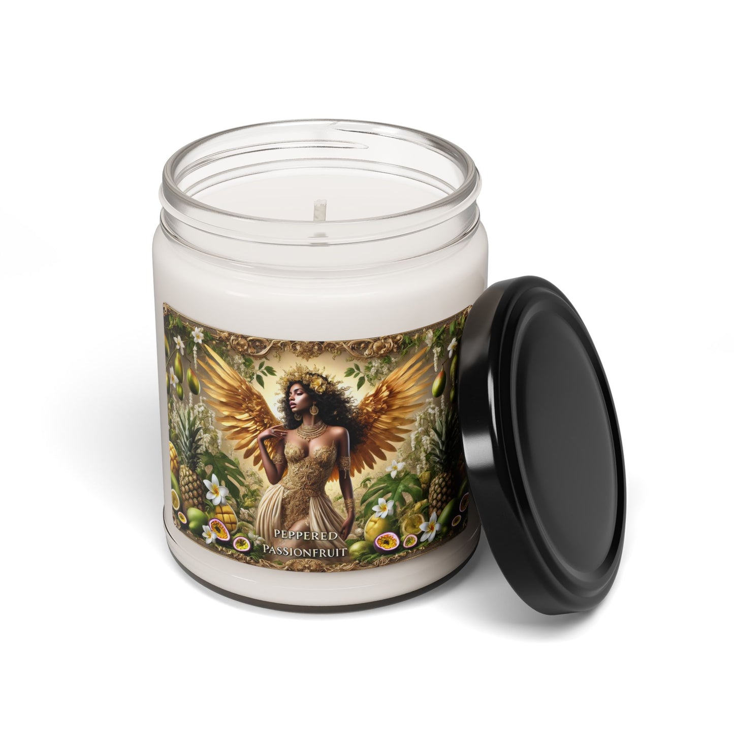 Peppered Passionfruit Scented Soy Candle | 9oz Bold Desire & Vitality