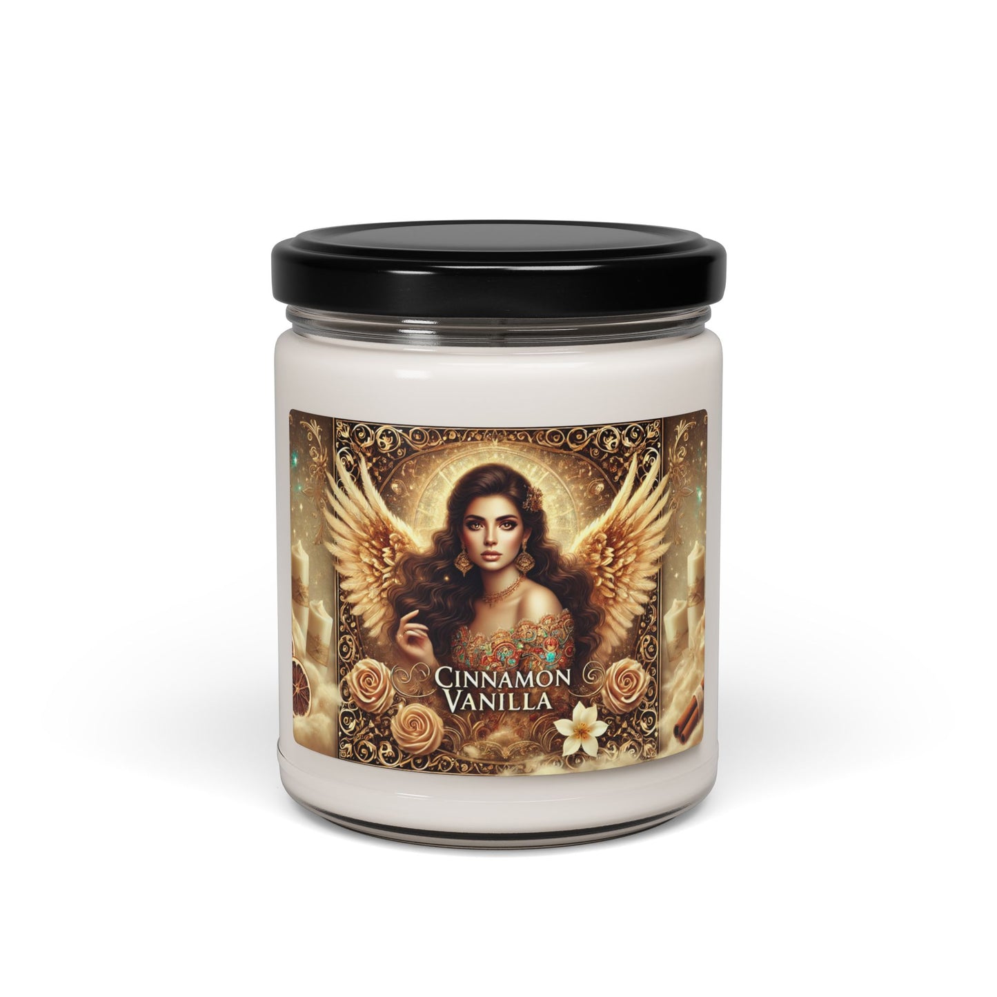 Cinnamon Vanilla Soy Candle | 9oz Manifestation & Abundance