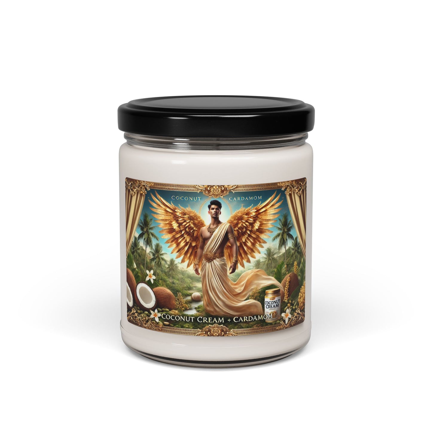 Coconut Cream & Cardamom Soy Candle | 9oz Warmth & Harmony