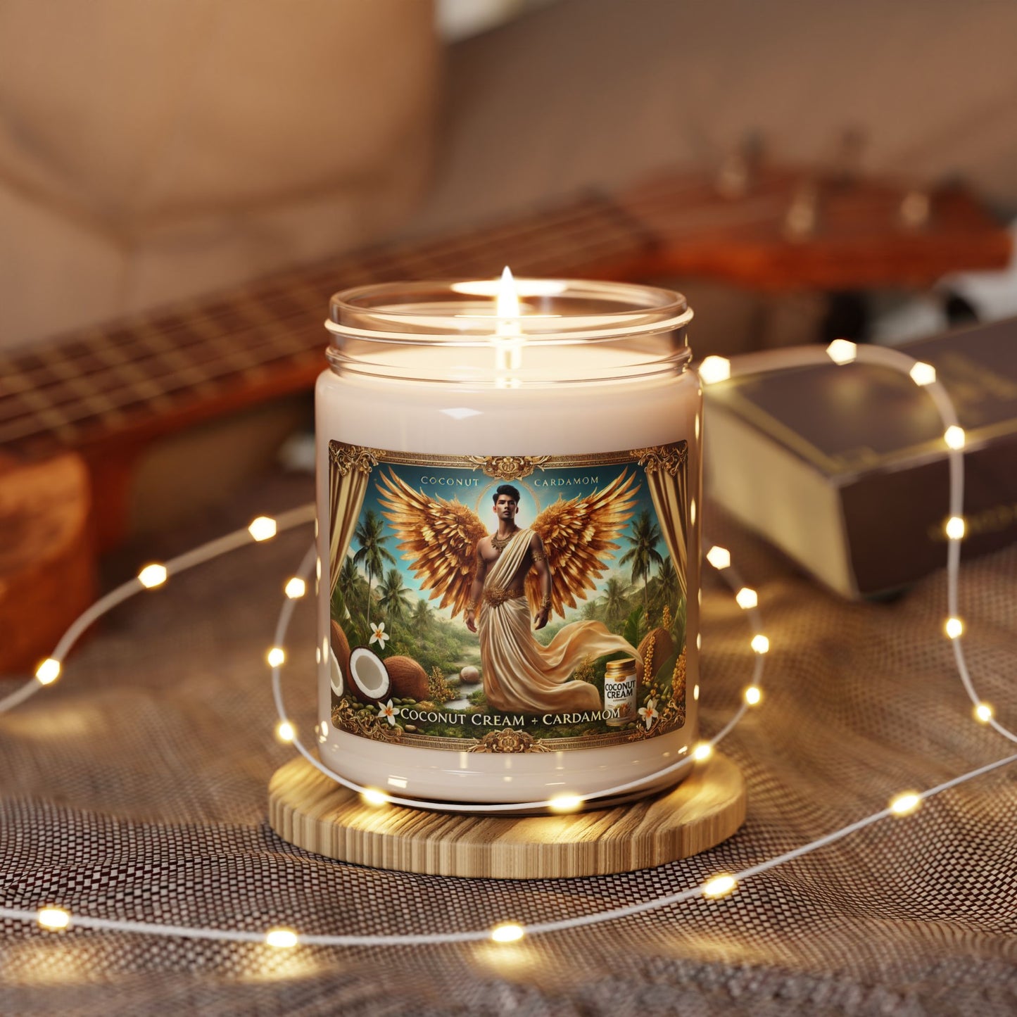 Coconut Cream & Cardamom Soy Candle | 9oz Warmth & Harmony